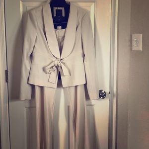 Limited two piece jacket and pants set.